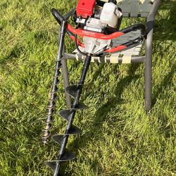 Gas Post Digger With 2 Augers 350$ Value 