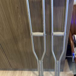 Padded ( Adjustable) Crutches
