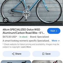 Speacialized Road Small Woman's 48cm