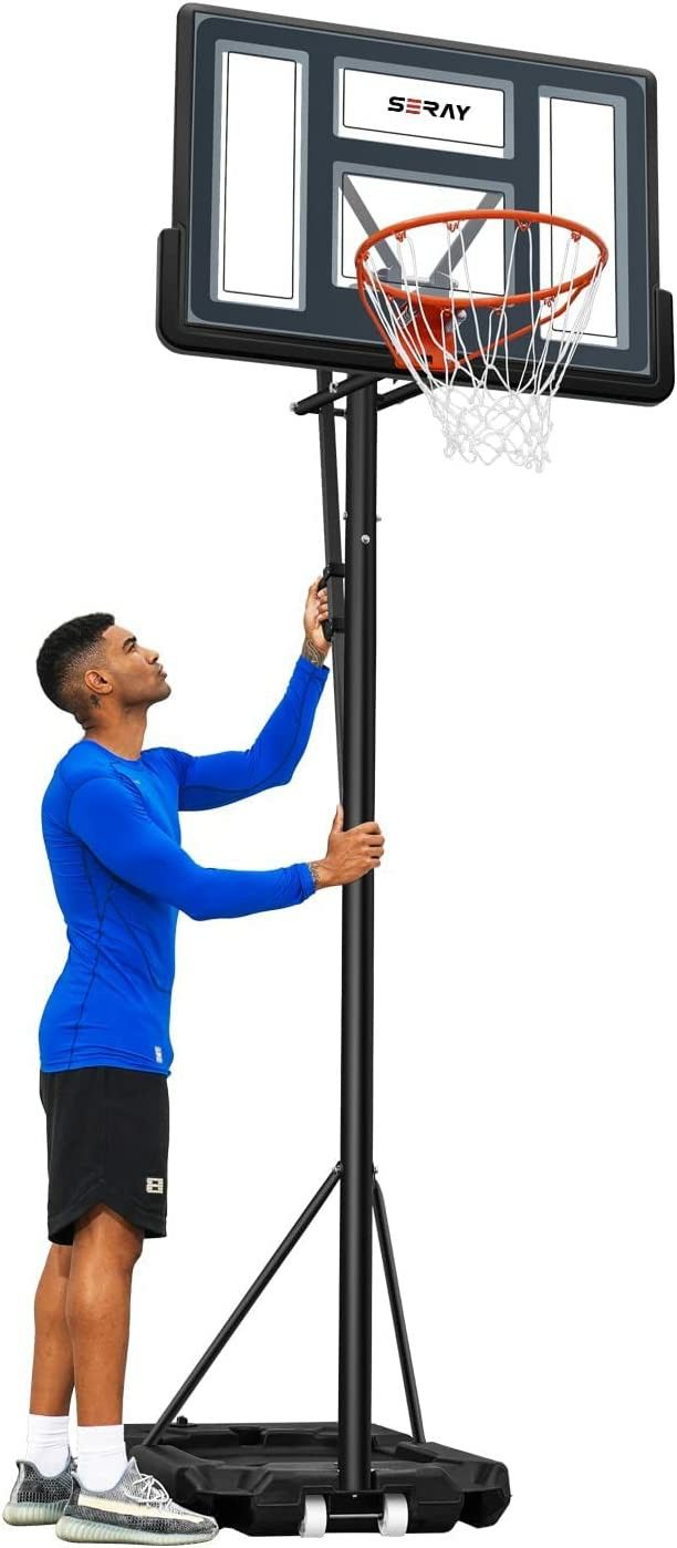 Brand new Basketball Hoop with 4.8-10 Foot Height Adjustable for Kids/Adults