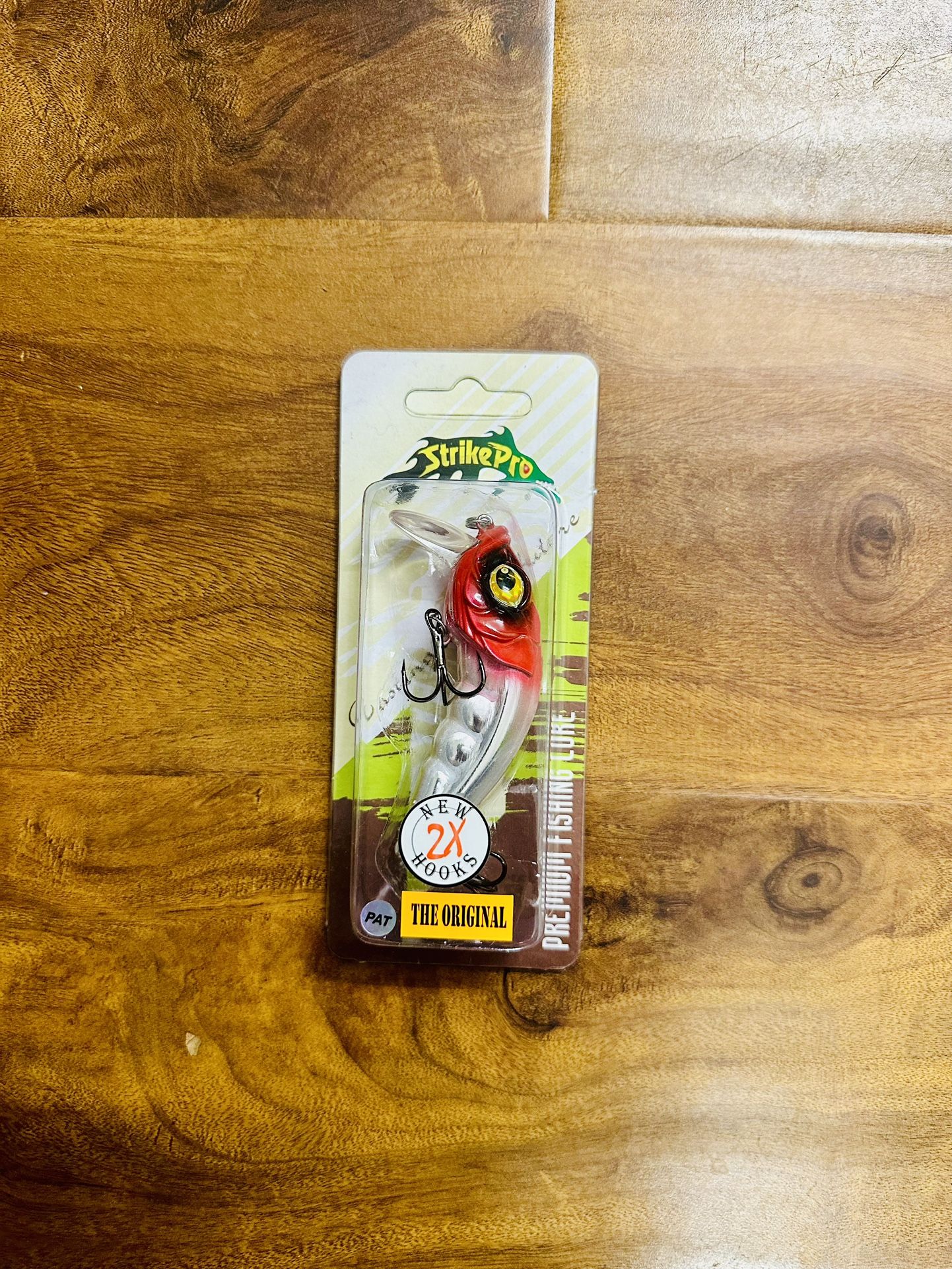 StrikePro Hunchback 3-1/8" Shallow 5/8 oz Original Lure Red Head