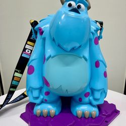 Disney Parks Pixar Monsters Inc Popcorn Bucket With Strap