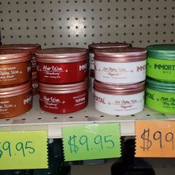 HAIR CLAY FROM IMMORTAL NYC, GREAT SALE GOING ON FOR AN AMAZING PRICE VARIOUS  POMADES, CLAYS, AND OTHER STYLES AVAILABLE