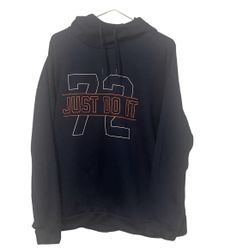 Nike Men Hoodie Blue XL Pullover Long Sleeve Sweatshirt Athletic Activewear