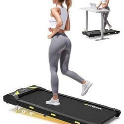 New Freepi Walking Pad with Incline,Under Desk Treadmill for Home Office