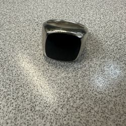 David Yurman Ring Black Onyx