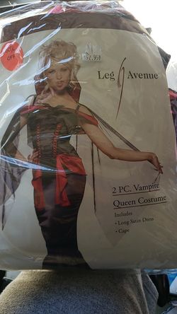 Size xl and large vampire costume