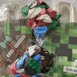 Pixel Party Balloons And Party Bags 