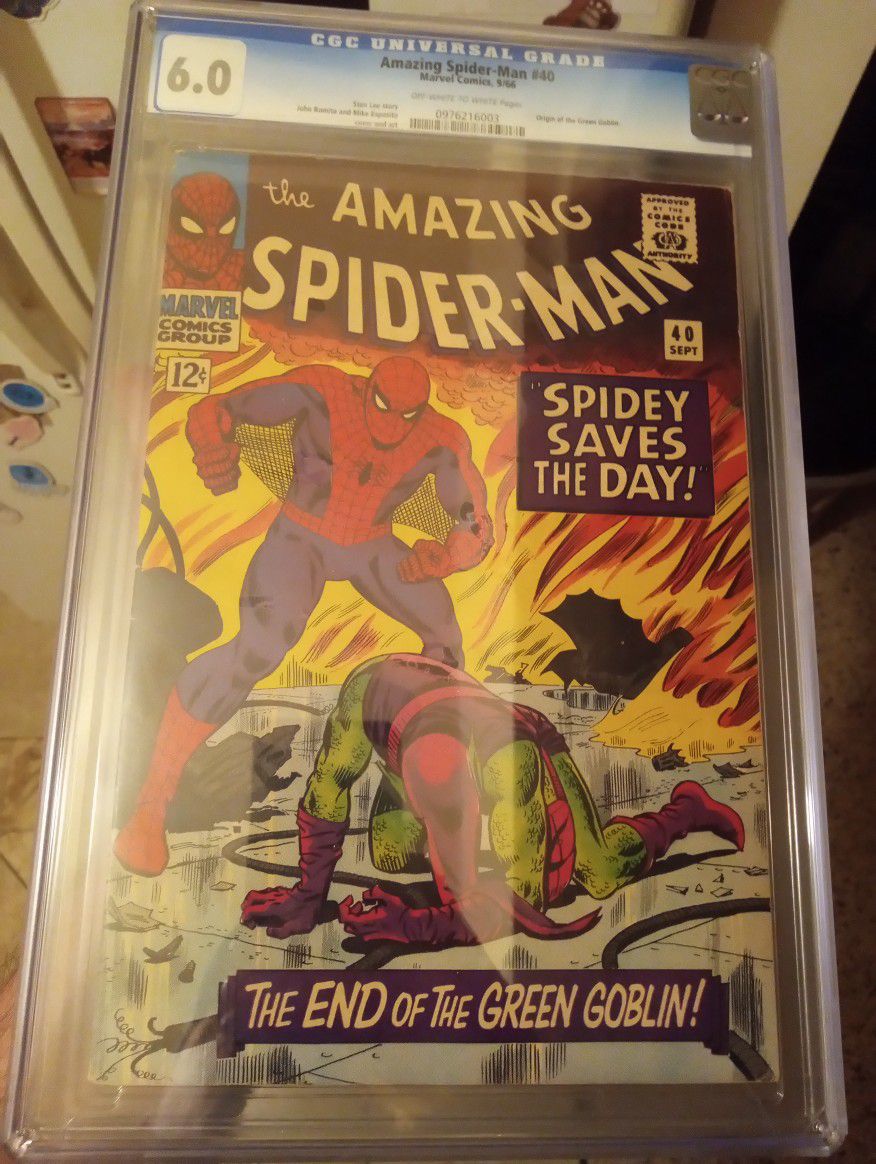Amazing Spider-Man Comic Book # 40 Cgc 6.0
