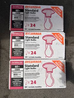 Sylvania 60 watt light bulbs 16 pack 855 lumens Standard Light Bulb
