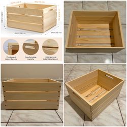 Wooden Crate $10
