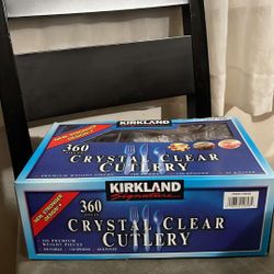 Brand New Crystal Clear Cutlery $15