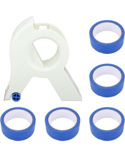 Blue Masking Paint Tape 5 pack with Applicator
