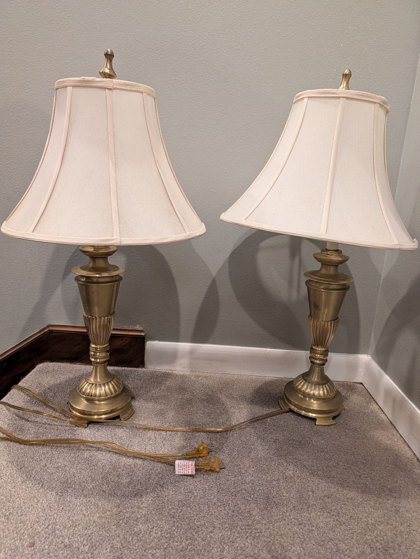 Vintage Berman Brass lamps