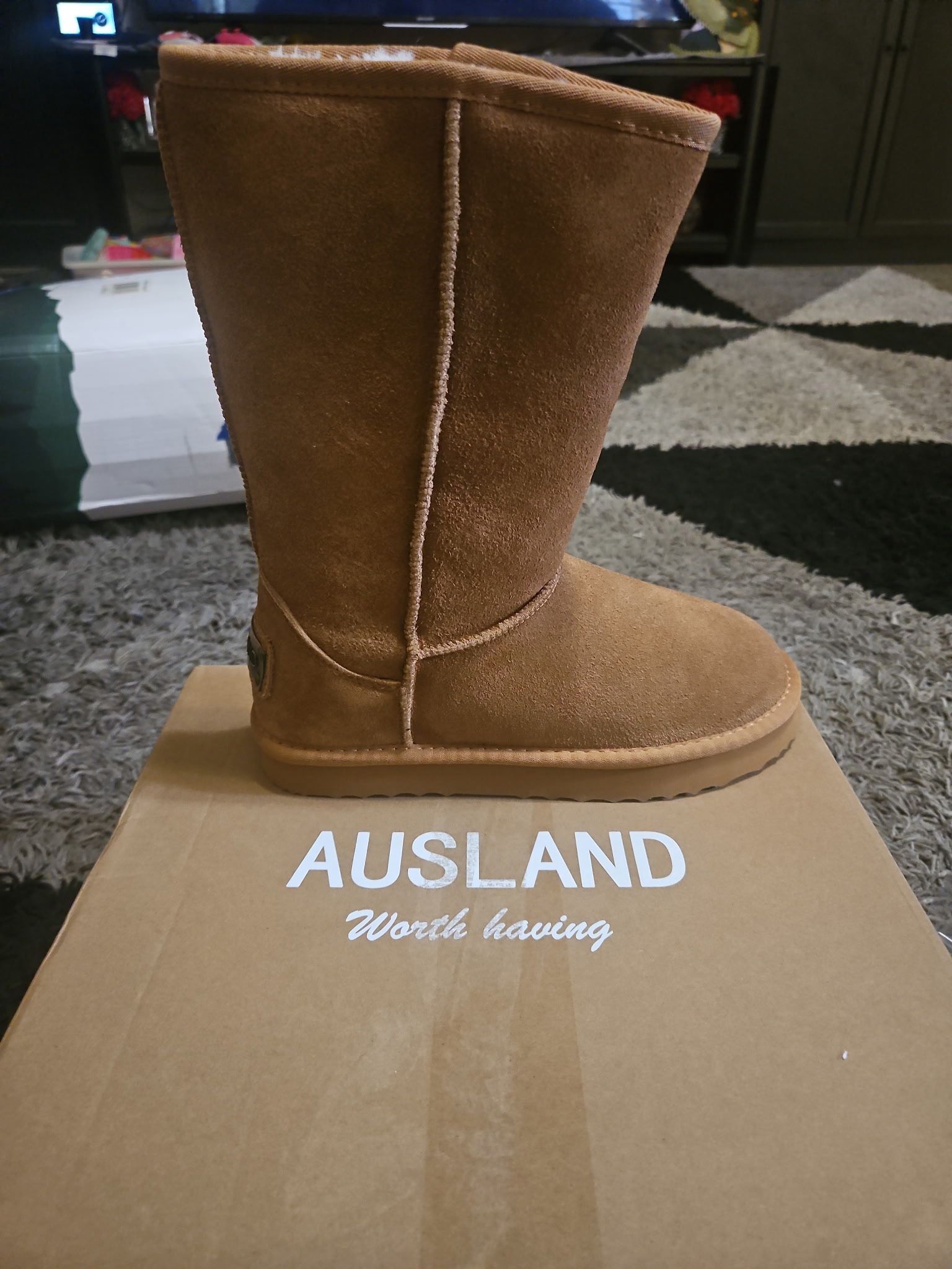AUSLAND Snow Boots Waterproof Size 6.5
