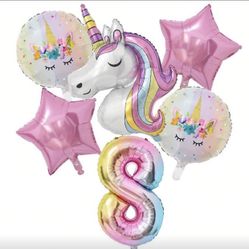 New birthday Party supplies for 8 year old girl, for $12