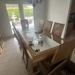 Glass Dining Table 