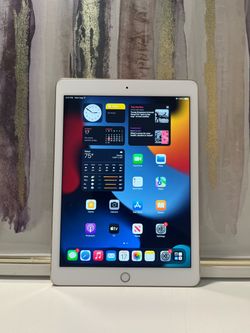 Apple iPad 6th Gen Black A1566 128GB Tablet 9.7” iOS 15.8.8 - $49