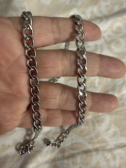 Men’s Fashion Stainless Steel Chain Necklace 24 In