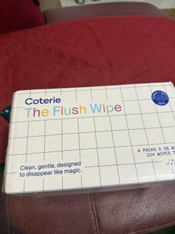 New Coterie Flushable Wipes 224 Count 