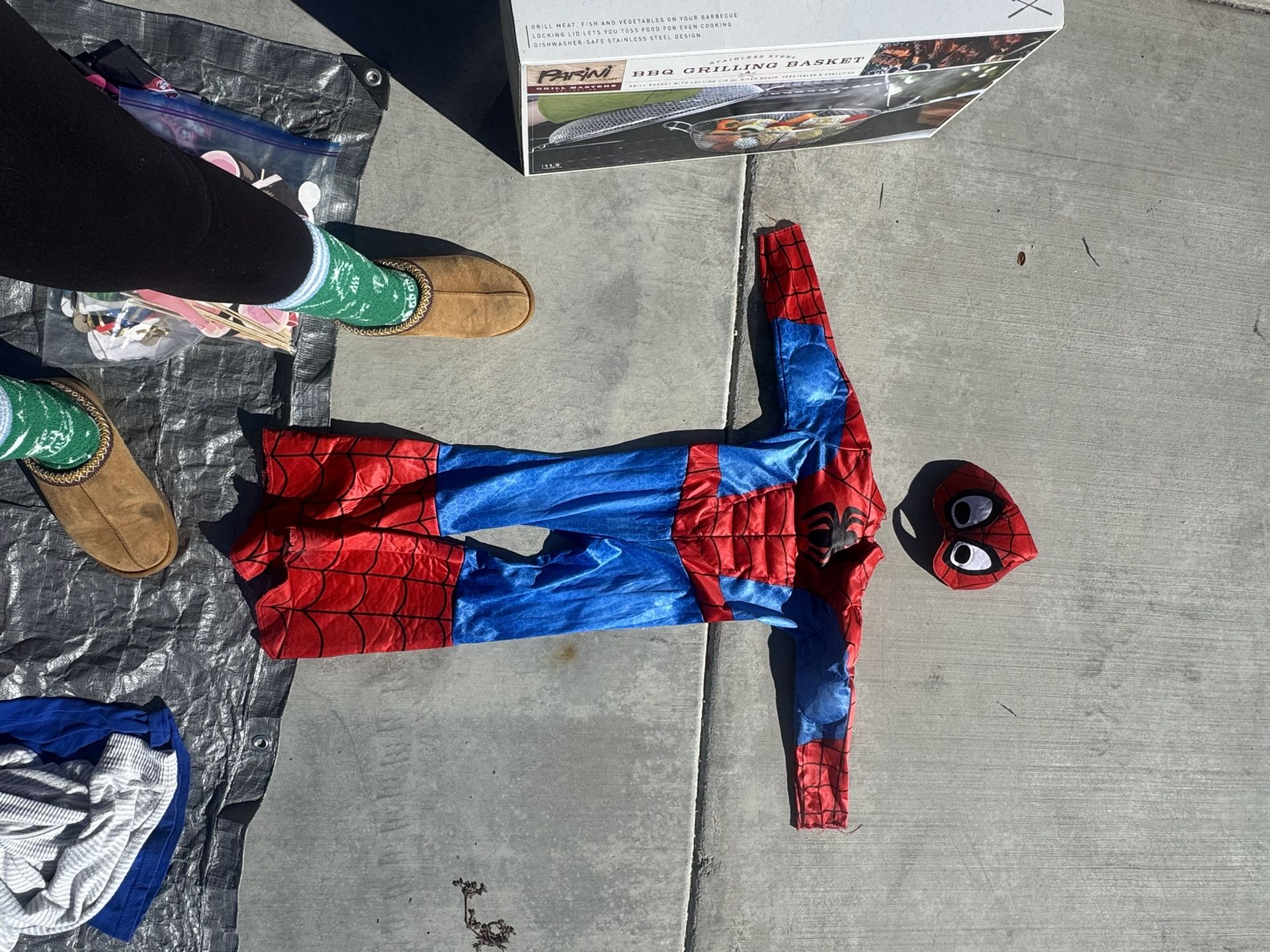 Boys Small Spiderman Costume