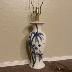 Vintage Porcelain Antique Lamp 