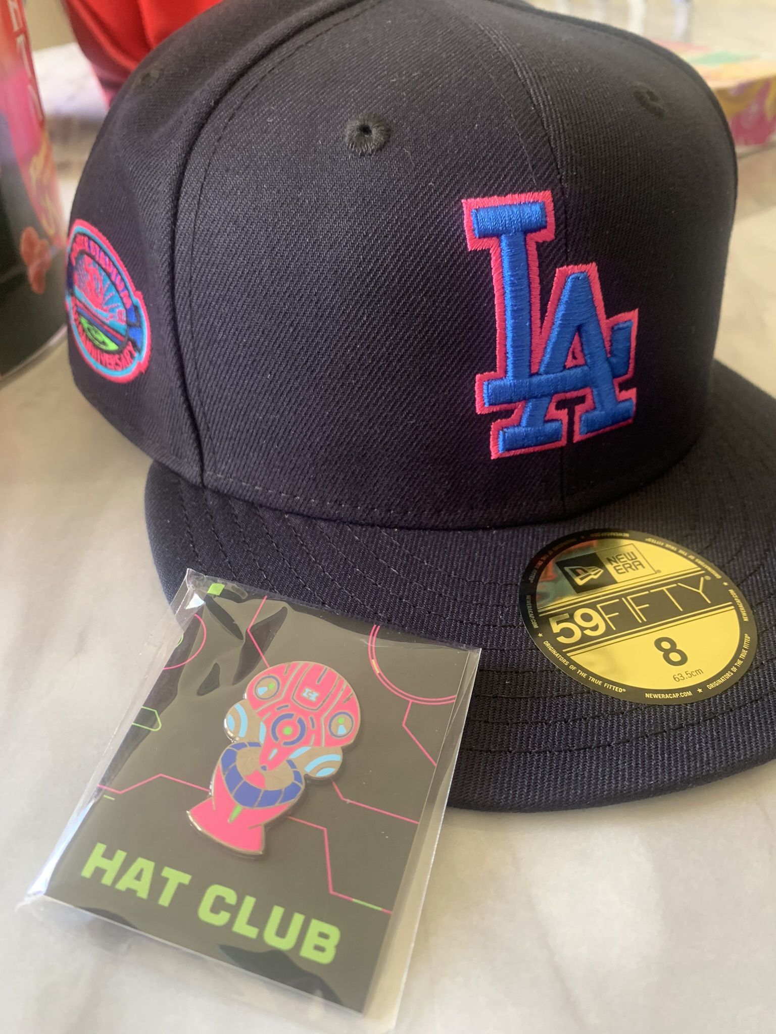 New Era x Hat Club Los Angeles Dodgers Cyberpunks 50th anniversary Patch 59Fifty Fitted Hat