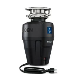 Moen Chef Series 1 HP Continuous Feed Garbage Disposal, Power Cord Included, EX100C