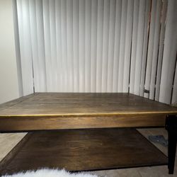 Lift Top Coffee Table - On Wheels