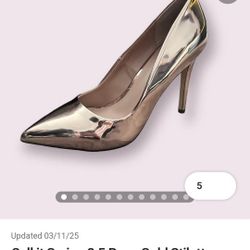 Call It Spring Gold Heels