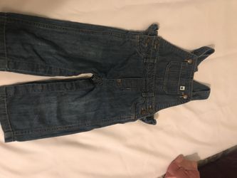 Denim overalls size 18 mos