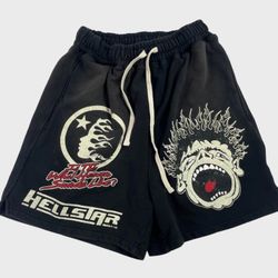 Black Hellstar Shorts 