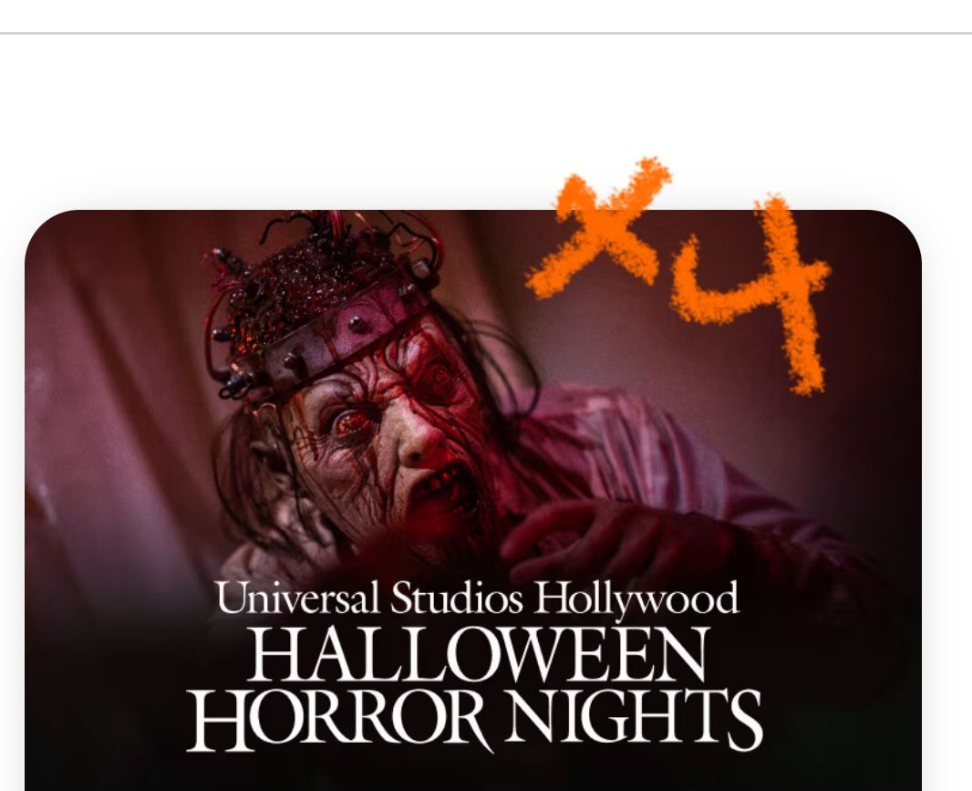Universal Horror Nights Tickets