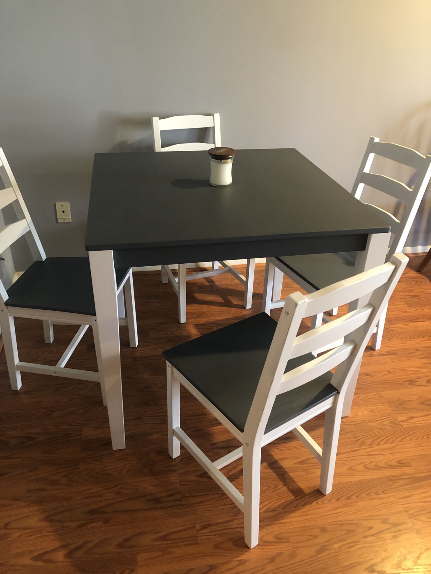 Square wood table n chairs