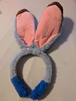 F42) zootopia Judy hopps inspired rabbit ears headband for Halloween costume