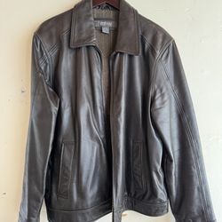 Kenneth Cole Reaction Leather Jacket 
