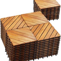 Wood Deck Tile In Box 10sqf $35.99 Per Box 