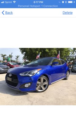 Hyundai VELOSTER 2013 3 DOORS COUPE TURBO CHARGE 100% ELECTRONIC WE DO FINANCE NO CREDIT NO CREDIT NO PROBLEM