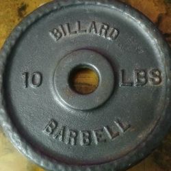 Billard 10lb Weight Plate
