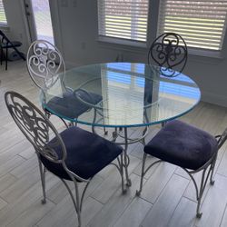 Wrought Iron Table And Chairs