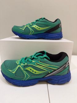 Saucony Ride Millennium Green-Blue Size 4Y /Womens 5.5 - New (RETAIL: $74.99)