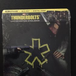 ThunderBolts 4K Blu Ray Digital Limited Edition Steel Book 