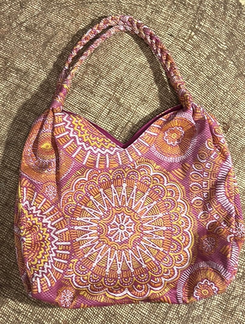 Old Navy: Bohemian Bag, Fully Lined, Braided Handle 