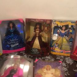 14 Barbies And 1 Cabbage Patch Dolls