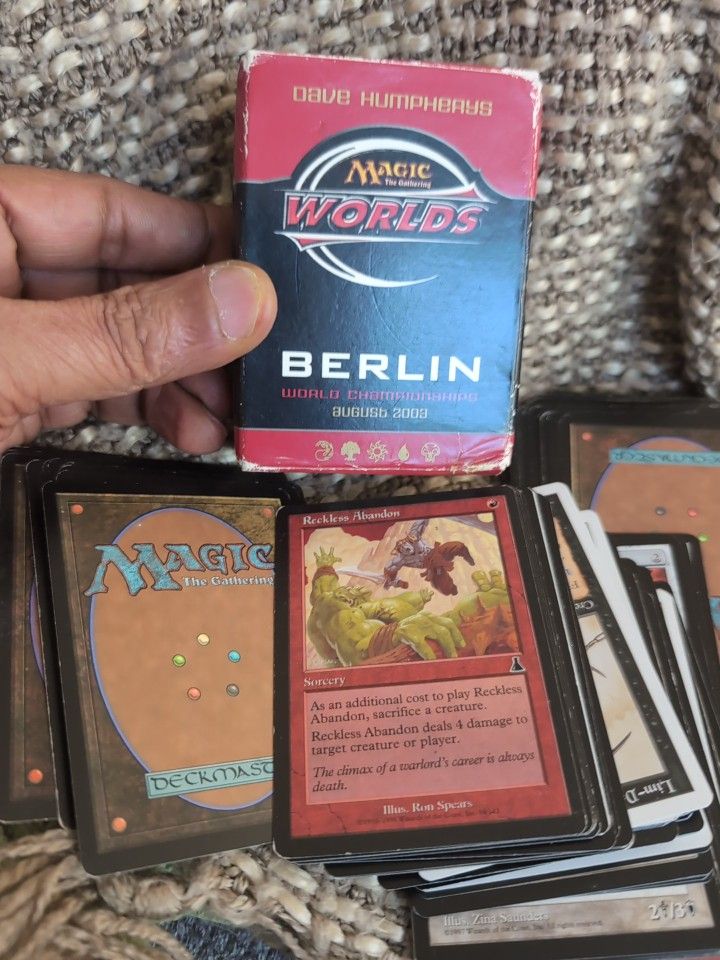 MTG Magic The Gathering World Championship Berlin 2003 Daniel Zink Complete Deck