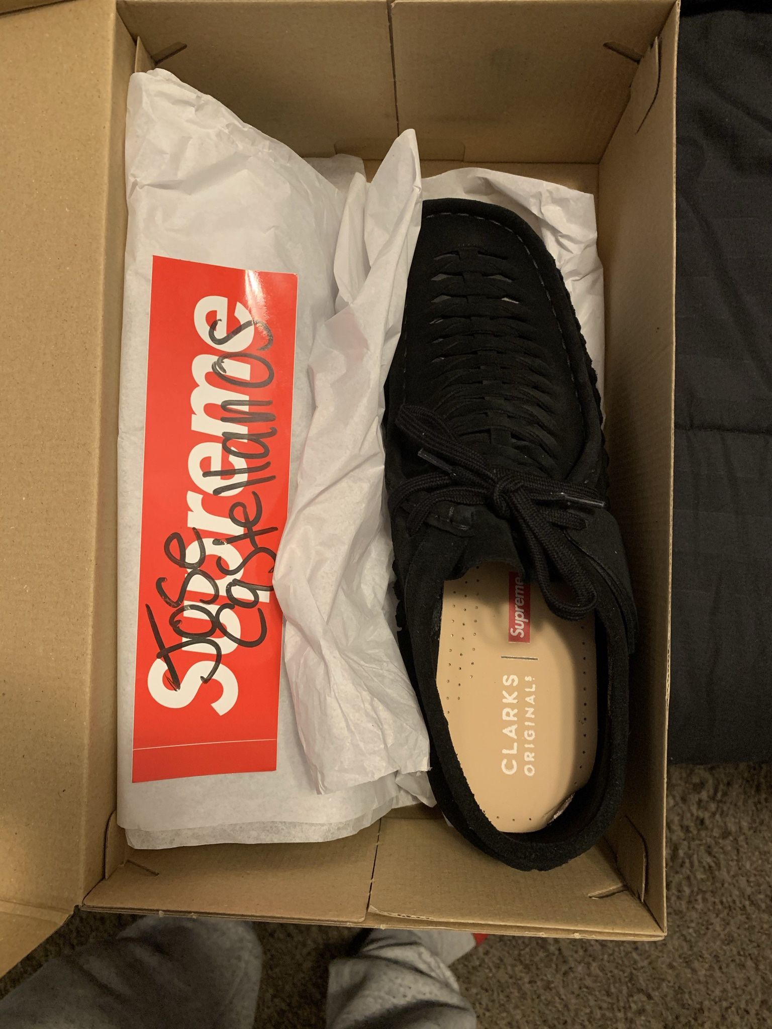 Supreme Clarks Wallabees Size 10