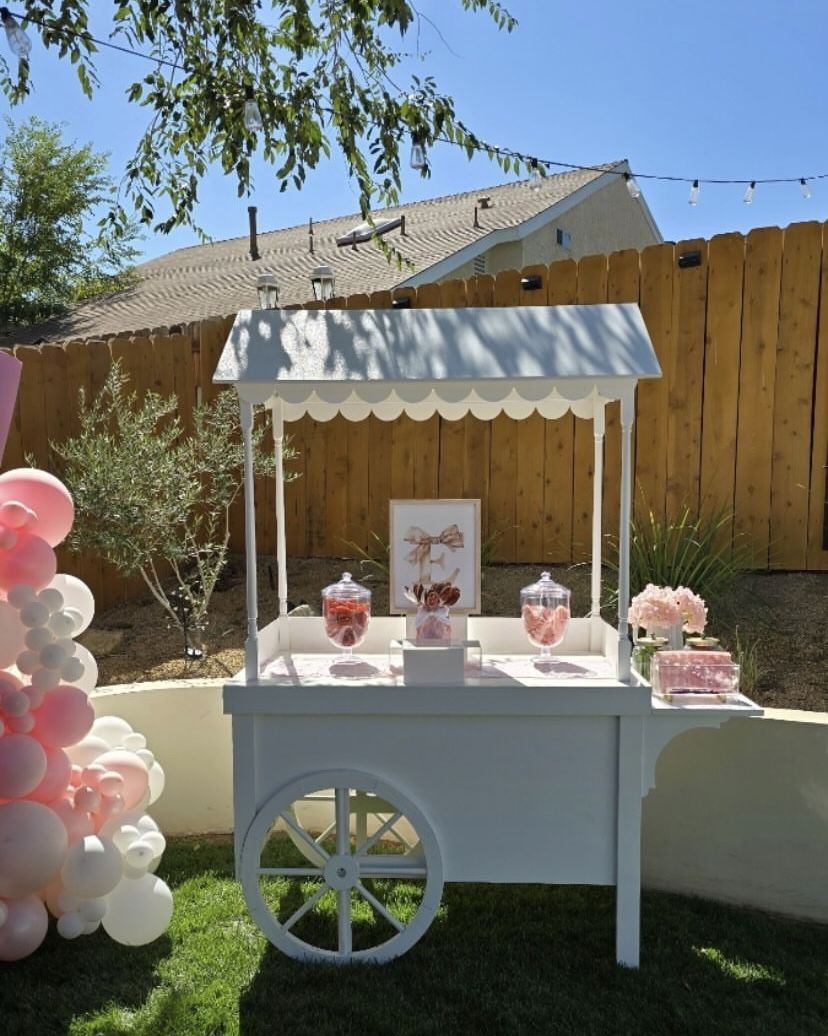 Candy Car , Dessert Cart, Happy Birthday, Balloons