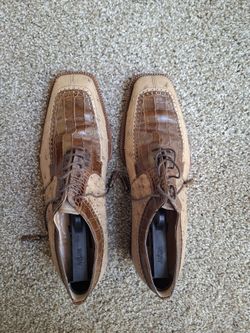 Alligator/ostrich Man Shoes