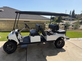 6 seater 3 row Golf Cart 48V