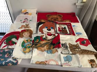Christmas Cut-Out Fabric